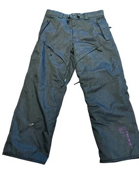 Liquid Freerider Charcoal Gray Ski Snowboard Pants Mens Size Medium